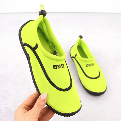Neonowe buty do wody zielone Big Star NN274A803