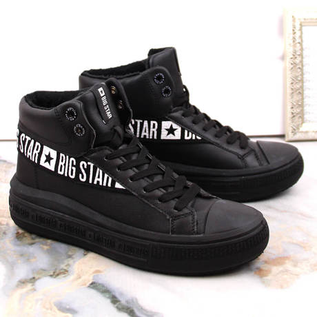 Buty sportowe ocieplane czarne Big Star MM274010