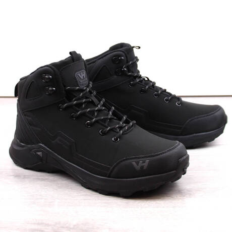 Wodoodporne buty trekkingowe męskie czarne VanHorn SN34061