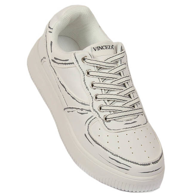 Buty sportowe niskie białe Vinceza