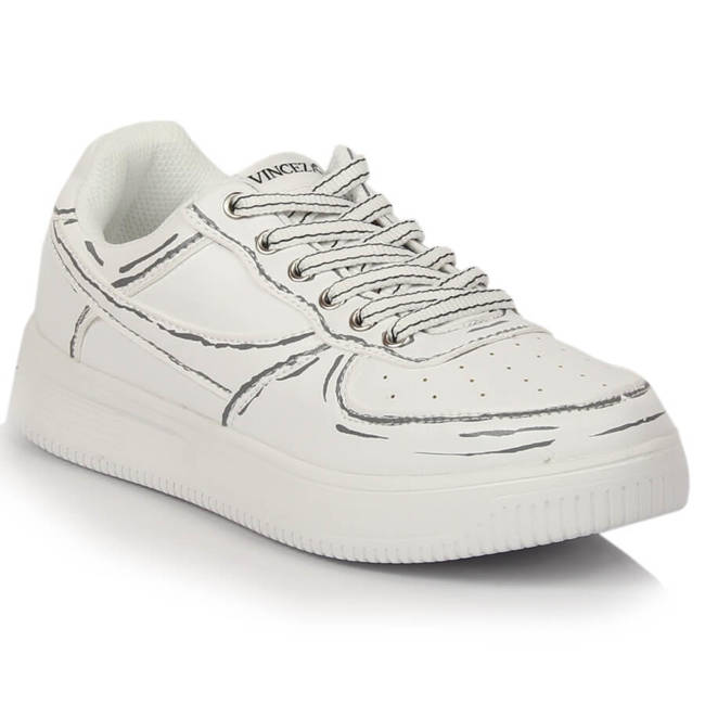 Buty sportowe niskie białe Vinceza
