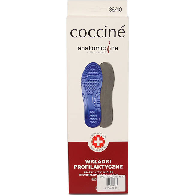 Wkładki do butów żelowe profilaktyczne Coccine
