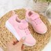 Buty sportowe dziecięce na rzep Befado różowe